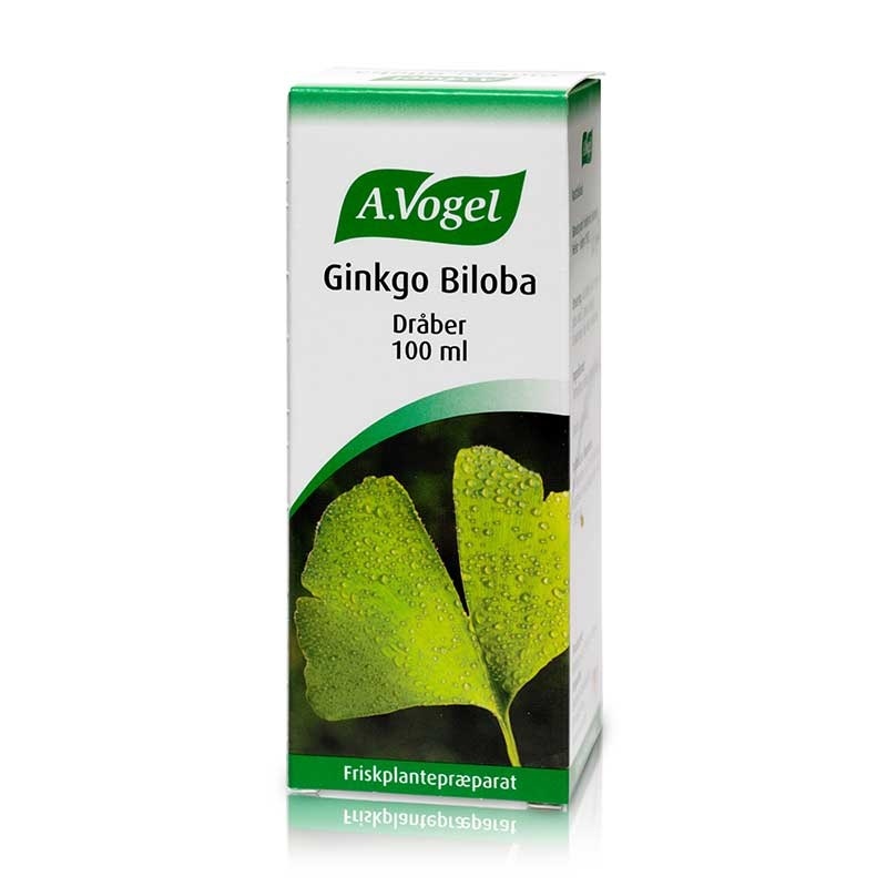 A. Vogel Ginkgo Biloba Ekstrakt 100ml - Populært Kosttilskud