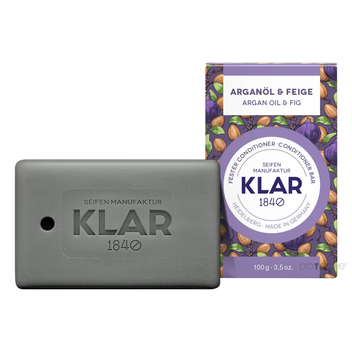Klar Seifen Conditioner Bar med Arganolie og Figen 100g