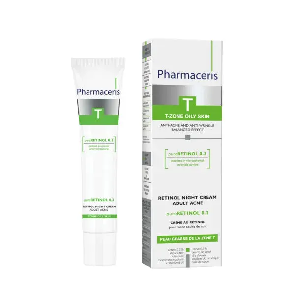Pharmaceris T Retinol Natcreme til Voksen Akne 40ml