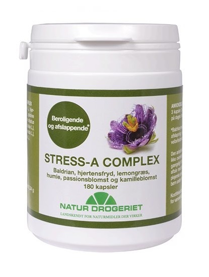 Stress A Complex 180 kapsler - Styrk din indre ro!