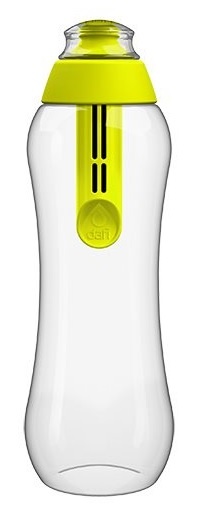 Dafi 0,5L Gul Filterflaske - Genanvendelig Vandflaske