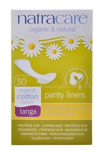 Natracare Økologiske Tanga Trusseindlæg - 30 Stk