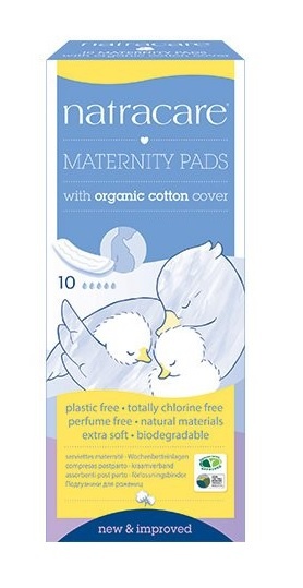 Natracare Efterfødselsbind til nye mødre - 10 stk.