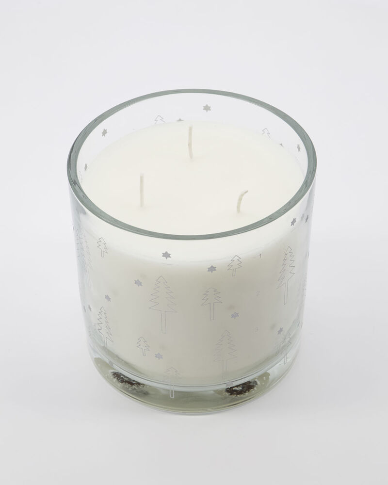 House Doctor Adventlys i Glas - Sølv til Julehygge