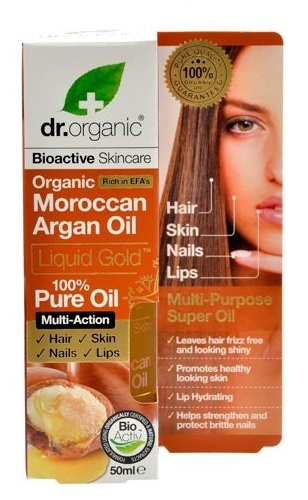 Dr. Organic Ren Arganolie 50ml - Livets Træ til Skønhed