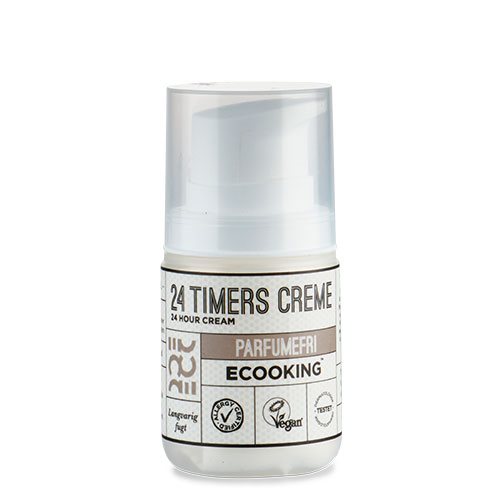 24 Timers Parfumefri Creme til Daglig Brug fra ECOOKING