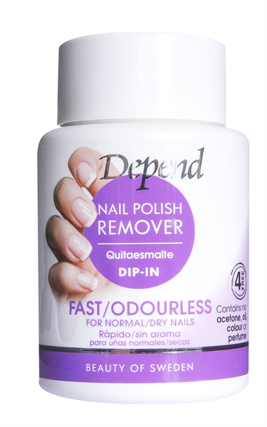 Depend Dip In Neglelakfjerner Hurtigvirkende 75 Ml