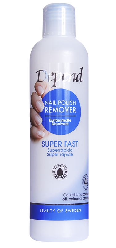 Depend Neglelakfjerner Uden Parfume - Lynhurtig 250 Ml