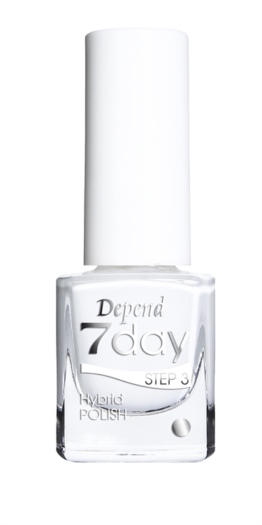 Depend 7day Neglelak 5 Ml - Ren Hvid til Holdbar Skønhed