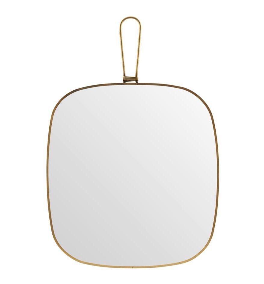 Meraki Antik Messing Spejl med Ramme - Elegance til Dit Rum