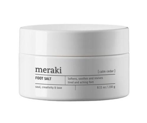 Meraki Fodbadesalt Calm Cedar Cosmos 200ml - Forkæl Dine Fødder