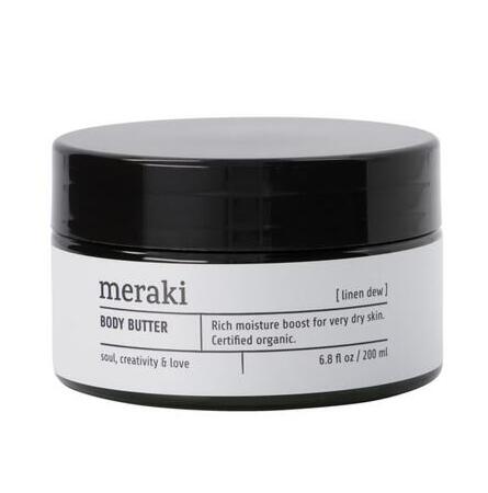 Meraki Body Butter Linen Dew 200ml - Økologisk Fugtpleje