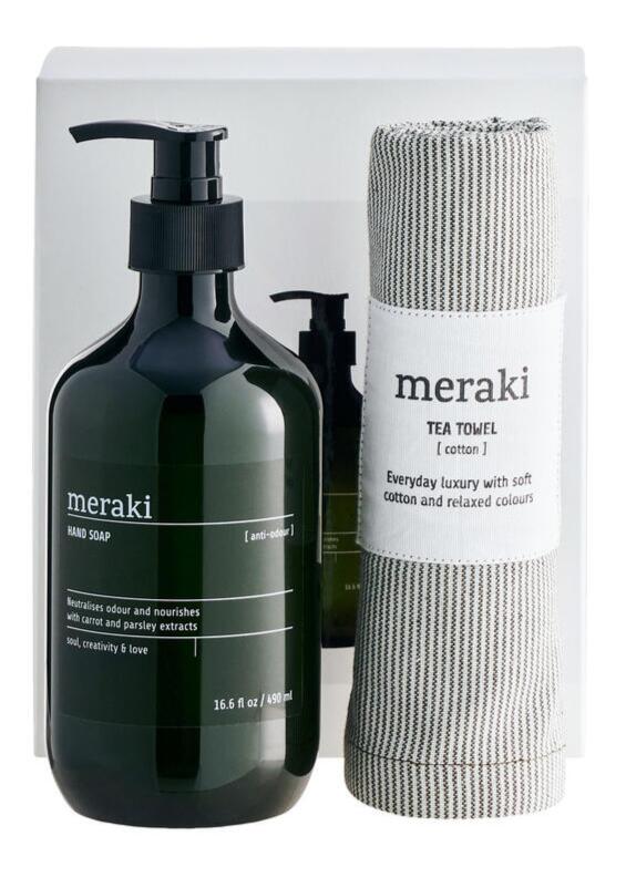 Meraki Gaveæske med Håndsæbe og Viskestykke