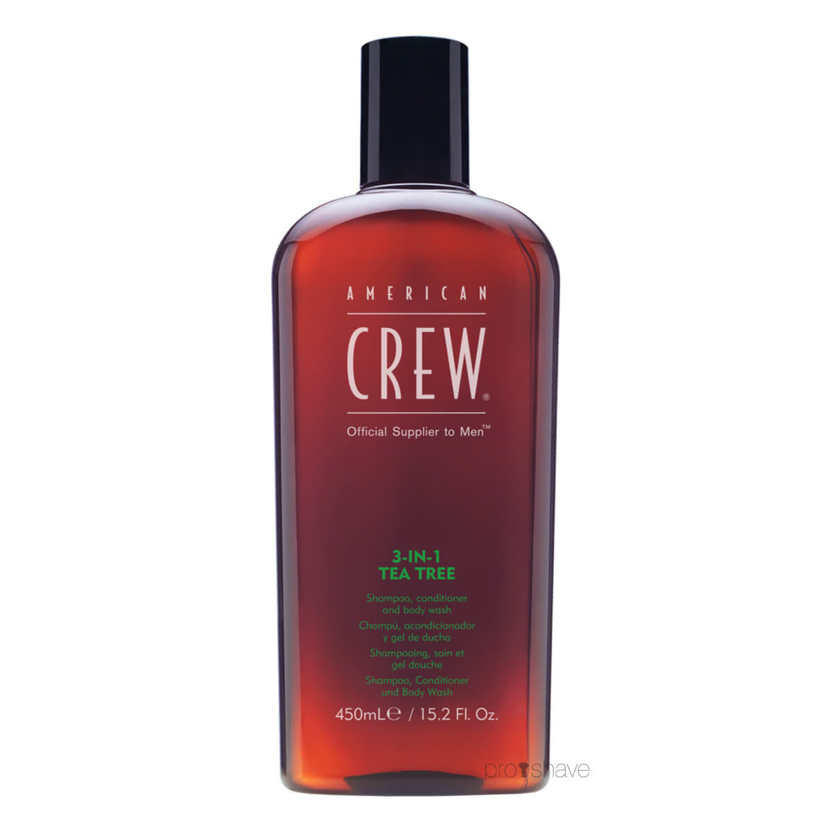 American Crew 3 i 1 Tea Tree - Effektiv kropsvask 450 ml