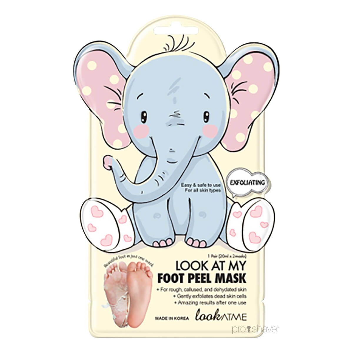 Look At Me Fodpeel Maske - Eksfolierende Fodpleje