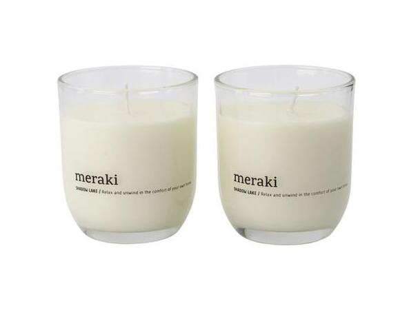 Meraki Duftlys Shadow Lake - Sæt med 2 stk.