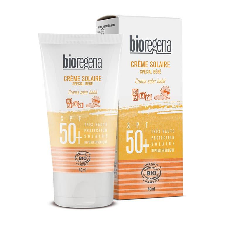 Bioregena Baby Solcreme SPF50 - 40ml til beskyttelse