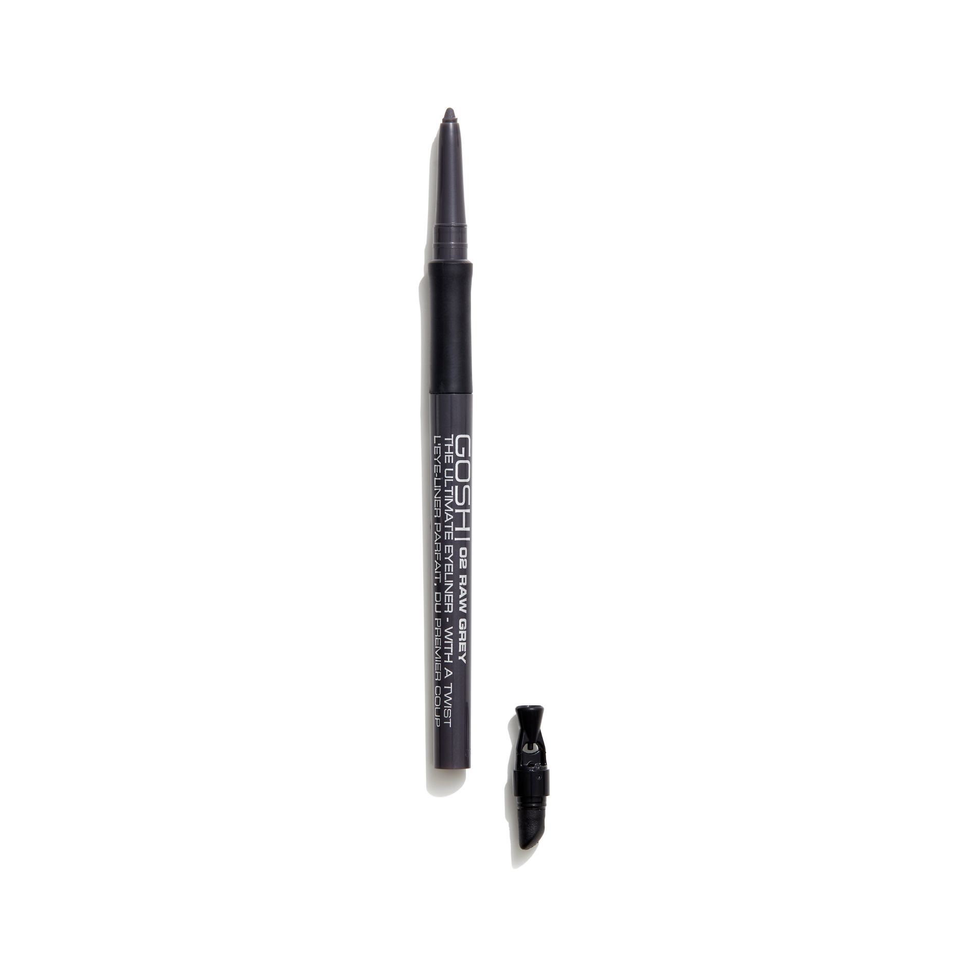 Den Ultimative Eyeliner 02 Raw Grey - Vandfast Makeup