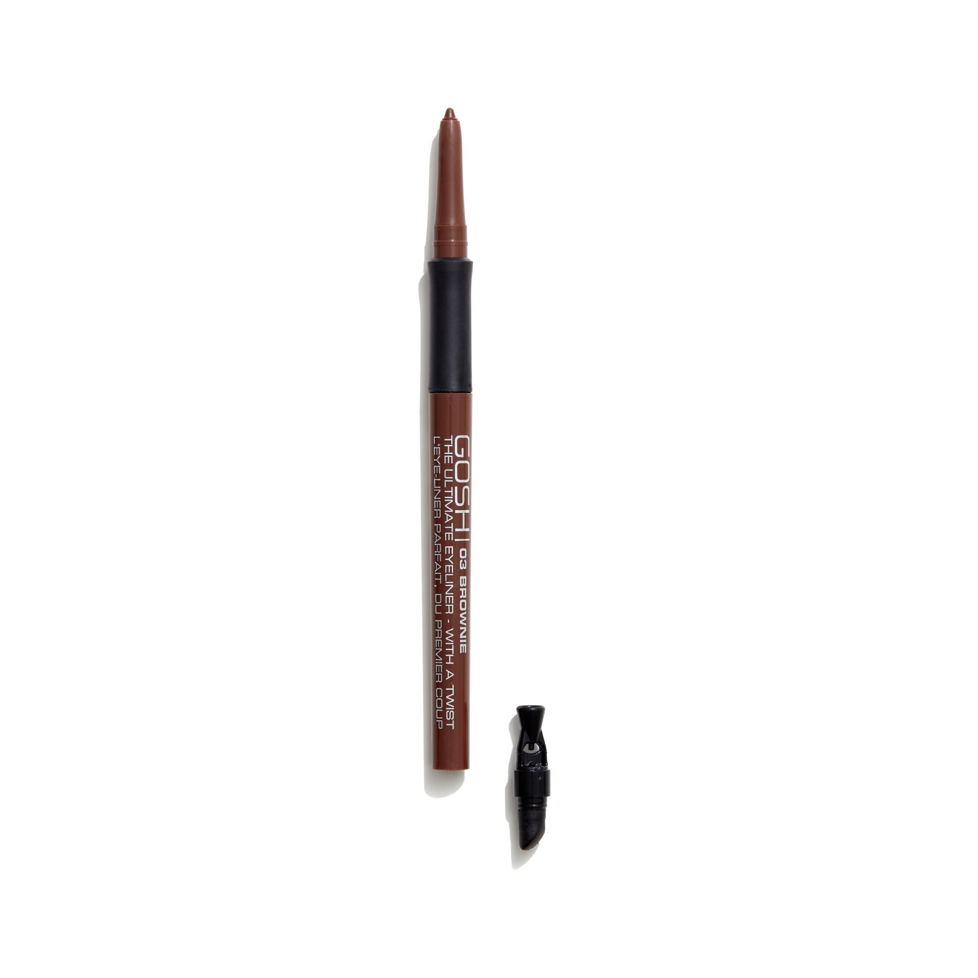 Den Ultimative Eyeliner 03 Brownie - Vandfast Makeup