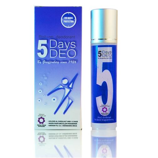 5 Dages Deodorant til Mænd 30 ml