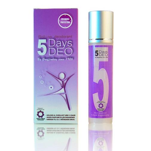 5 Days Deo til kvinder 30ml - Langtidsvirkende deodorant