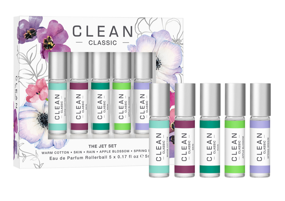 Clean Classic Rollerball Duft Sæt "The Jet Set" 2024