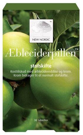 New Nordic Æbleciderpiller 30tab - Styrk dit blodsukker!