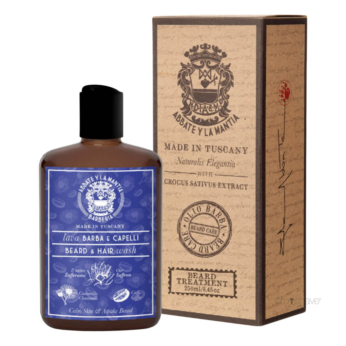 Abbate Y La Mantia Skægshampoo 250 Ml - Rensende Pleje