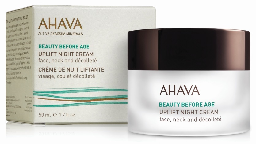 Ahava Uplift Natcreme 50ml - Genopretter huden natten over
