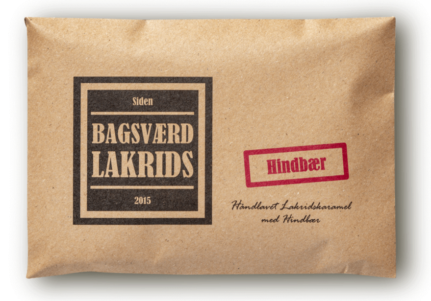 Bagsværd Lakrids Hindbær 160g - Lækker Snack!
