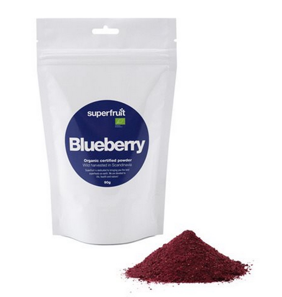 Blåbærpulver ø Superfruit 90g - Naturlig skønhed!