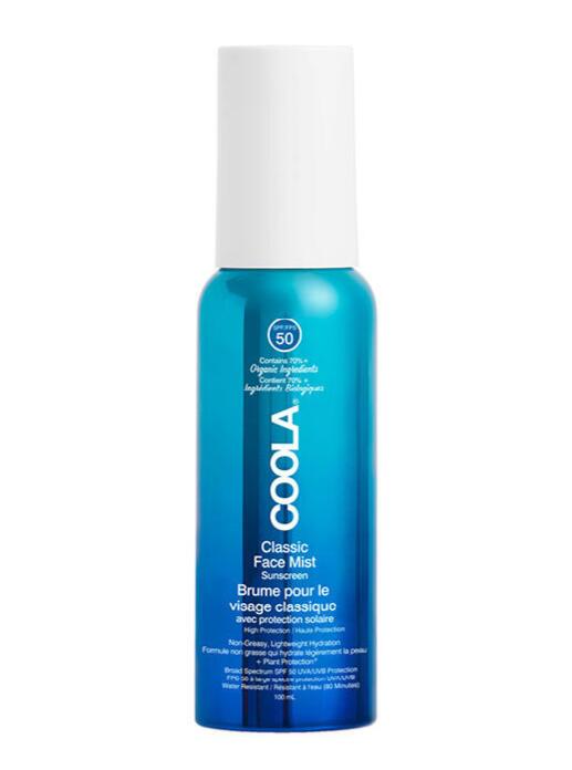 Coola Classic Face Mist SPF 50 - Økologisk Solbeskyttelse
