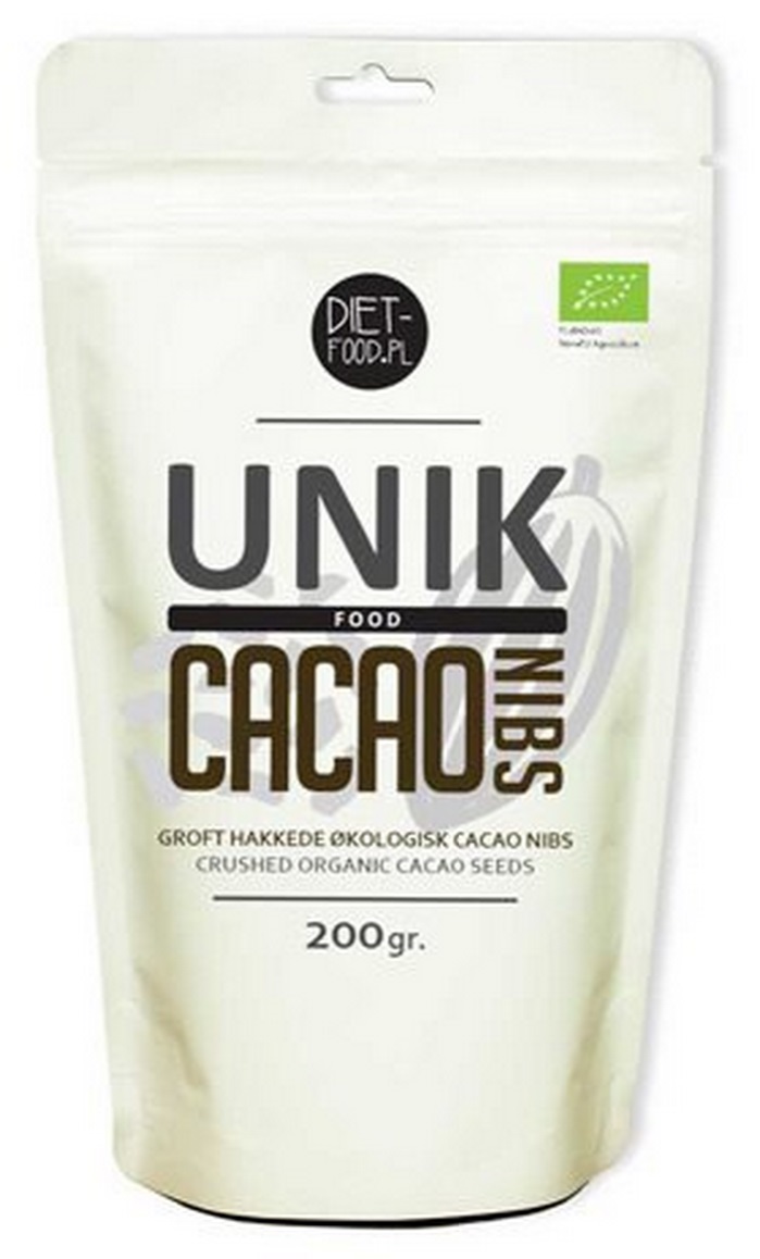 Økologiske Cacao Nibs Grofthakkede 200g - Ren Velvære!