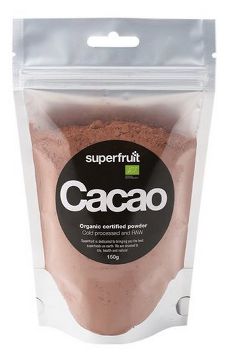 Økologisk Raw Cacao Pulver fra Superfruit - 150g