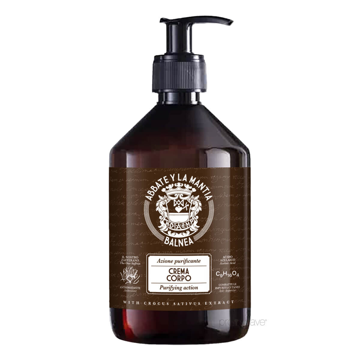 Abbate Y La Mantia Bodycreme til Mænd - 500 ml