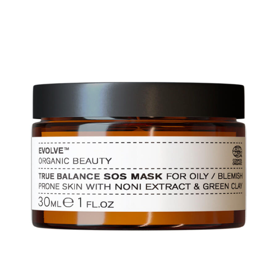 Evolve True Balance SOS Maske 30ml - Rensende Lermaske