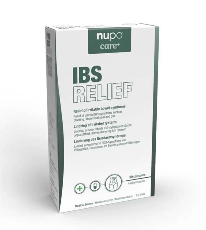 Nupo IBS Relief 30 kapsler - Lindre ubehag ved IBS