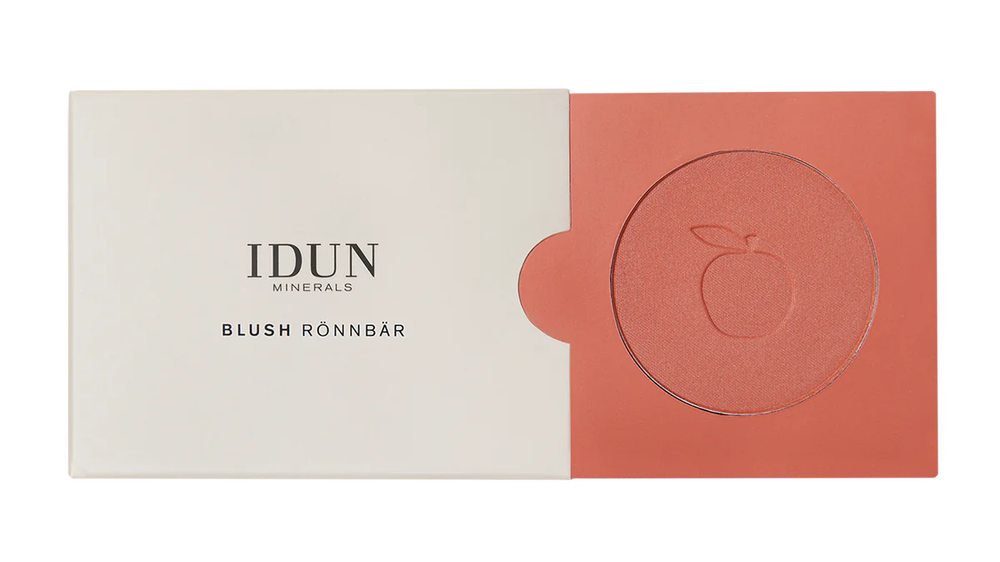 Idun Minerals Blush "Rønnør" Burnt Orange 5g - Makeup Must-have!