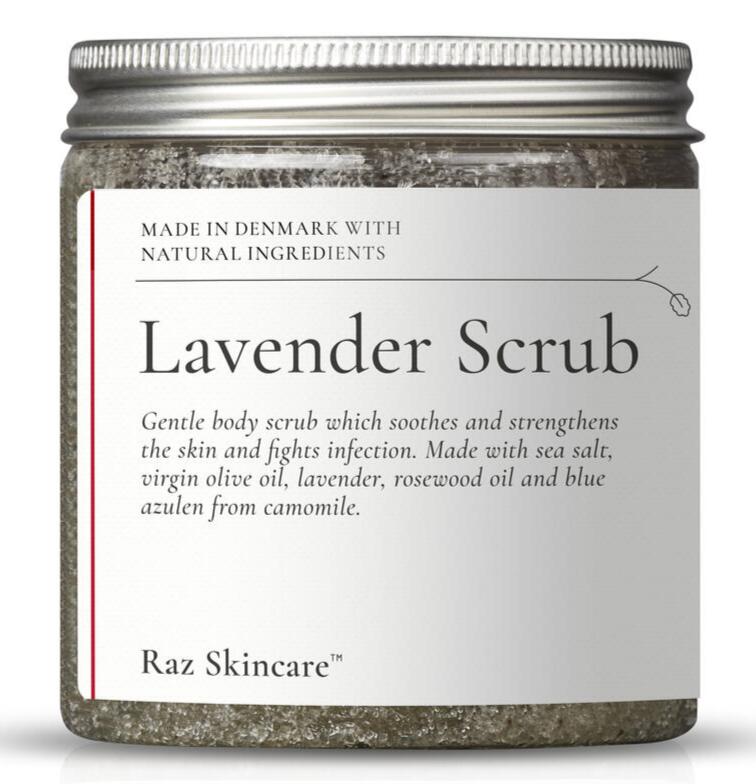 Raz Skincare Lavendel Scrub 200g - Beroligende Kropsscrub