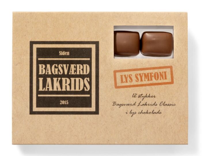 Bagsværd Lakrids Symfoni Lys Chokolade 125g - Smagsoplevelse