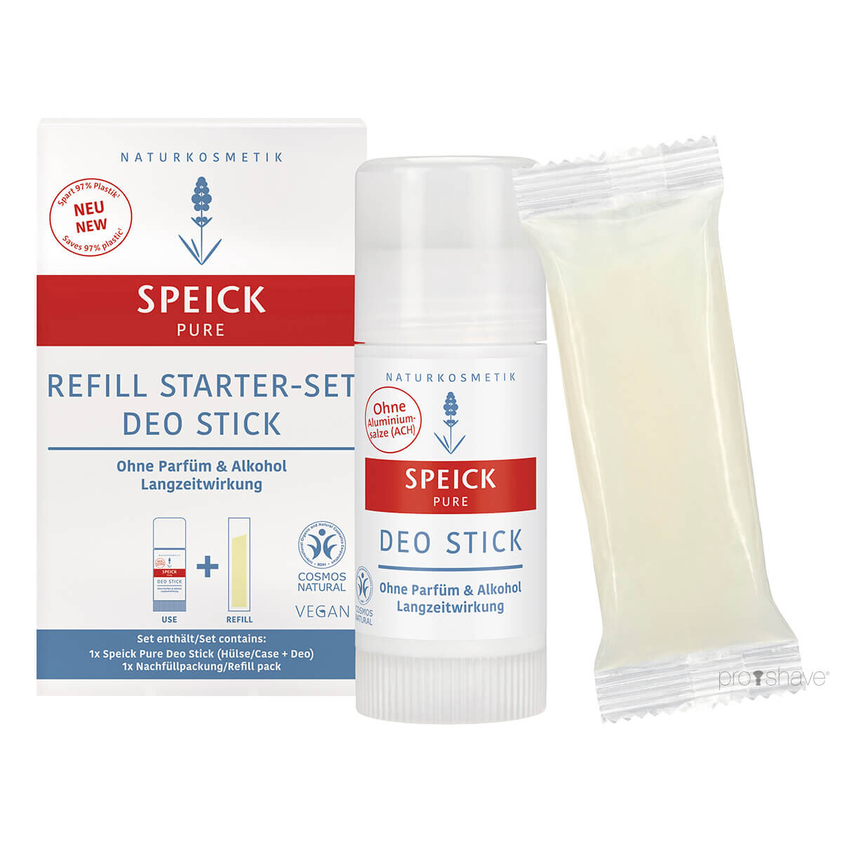 Speick Pure Deo Stick Refill Sæt - 2 x 40 ml