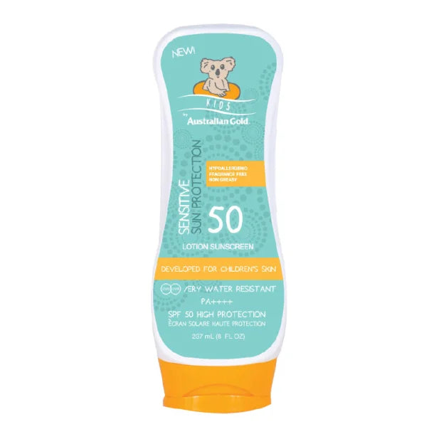 Australian Gold Solcreme Lotion SPF 50 til børn 237ml