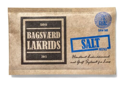 Bagsværd Lakrids "Salt Mini" 40g - Håndlavet Kvalitet