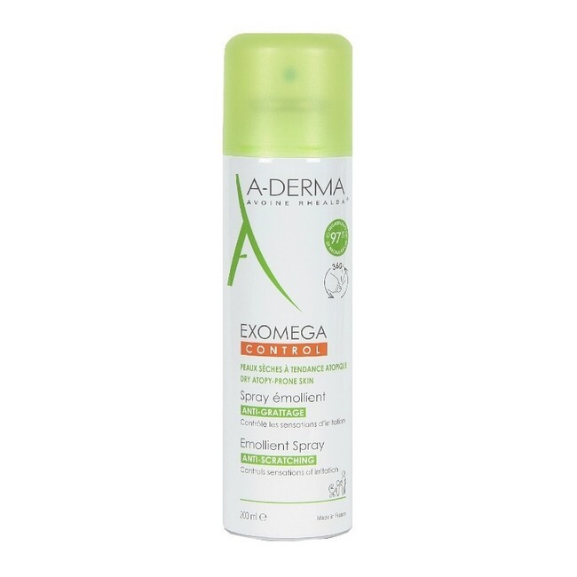 A-Derma Exomega Control Emollient Spray 200 ml - Tilbud!