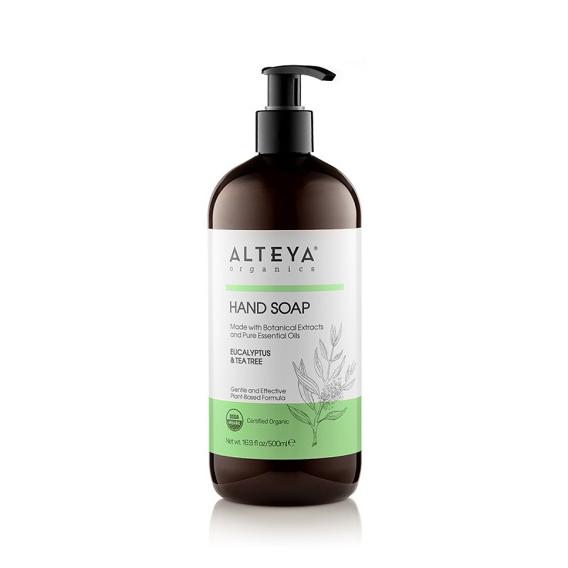 Alteya Organics Økologisk Håndsæbe med Eucalyptus & Tea Tree 500ml