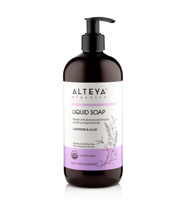 Alteya Organics Økologisk Flydende Sæbe med Lavendel & Aloe 500ml