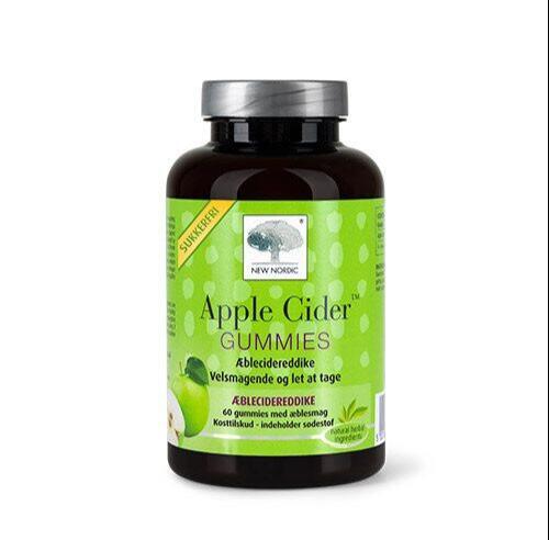 Æblecider Gummies 60 Tab - Kosttilskud fra New Nordic