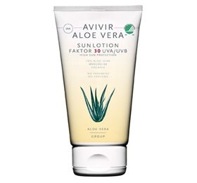 Avivir Aloe Vera Solcreme SPF 30 - Svanemærket Kvalitet