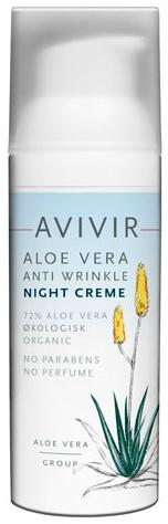 Avivir Aloe Vera Anti-Alders Natcreme 50ml - Foryngende Pleje
