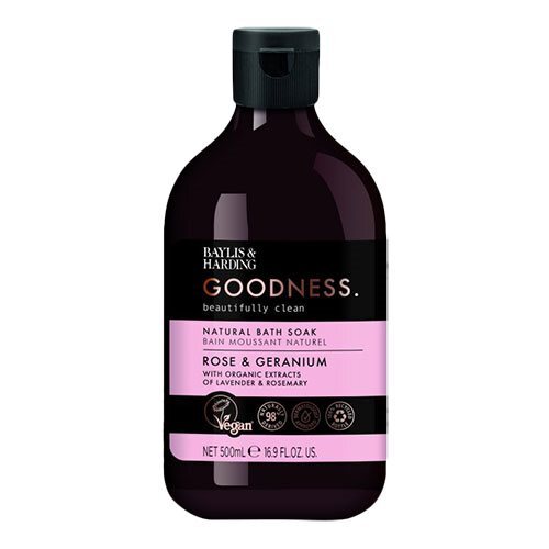Baylis & Harding Badesæbe med Rose og Geranium 500ml
